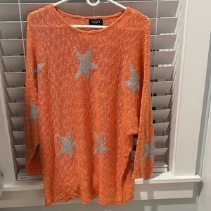 Orange Star Sweater